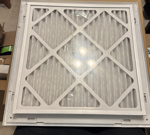 16" X 16" Steel Return Air Filter Grille for 1" Filter Fixed Hinged (604)1