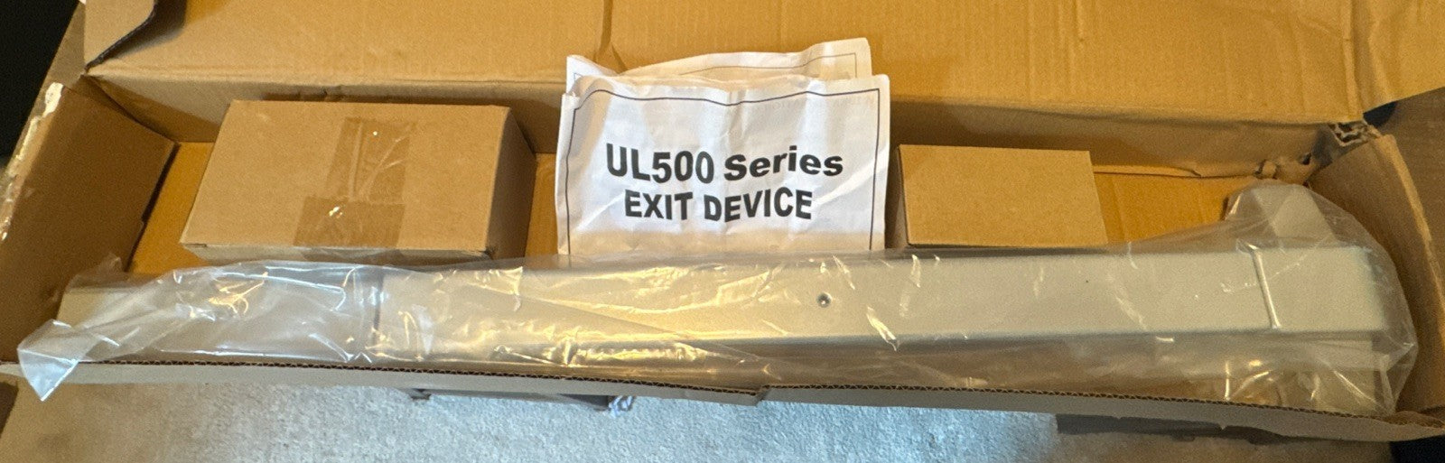 Dynasty Push Bar Panic Device for Emergency Door Aluminum, Lever Handle (1958)1