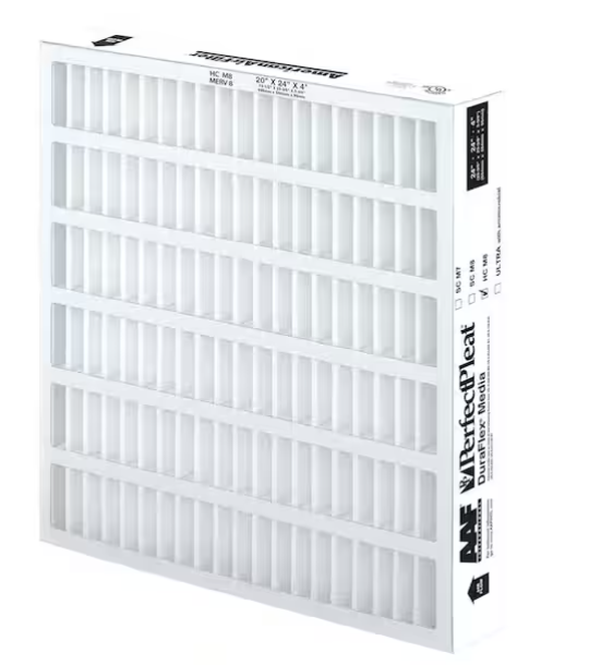 American Air Filter Flanders AC Furnace Air Filters 20x20x4  179-411-700, 6 pack4