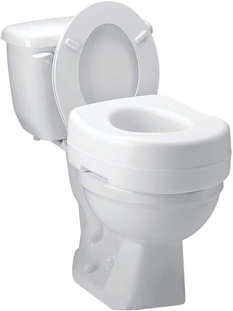Carex Elevated Toilet Seat Riser Handicap Tall Booster Standard/Elongated (940)0