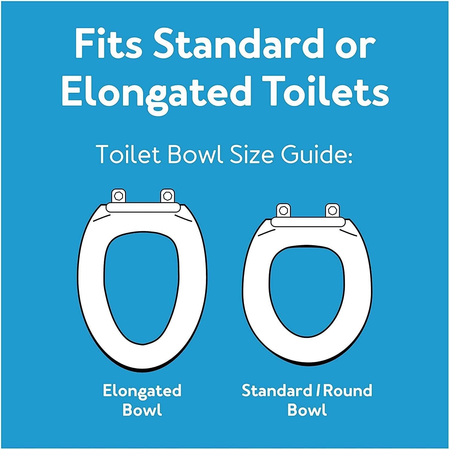 Carex Elevated Toilet Seat Riser Handicap Tall Booster Standard/Elongated (940)2