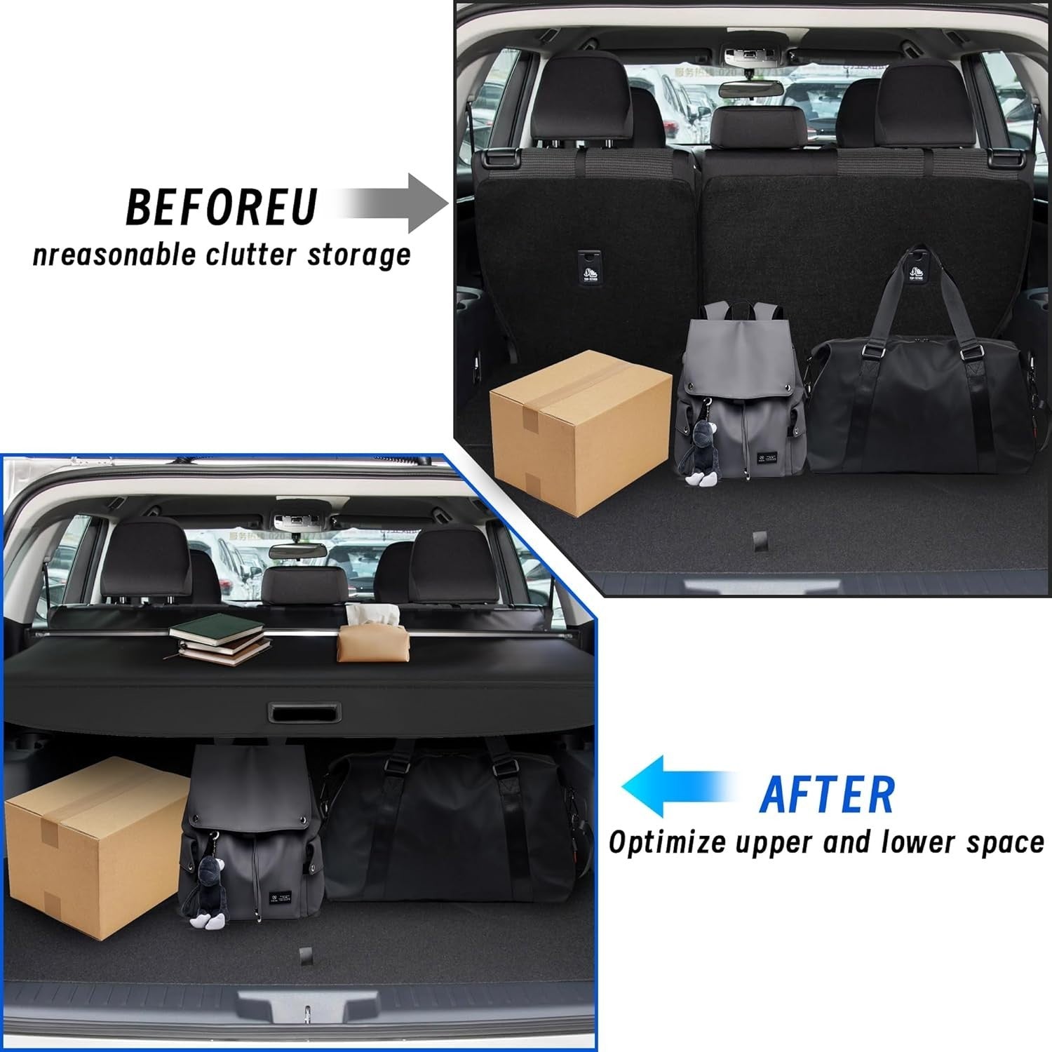 Cargo Shade Cover Fit for Toyota Highlander 2020-2025 (1382)2